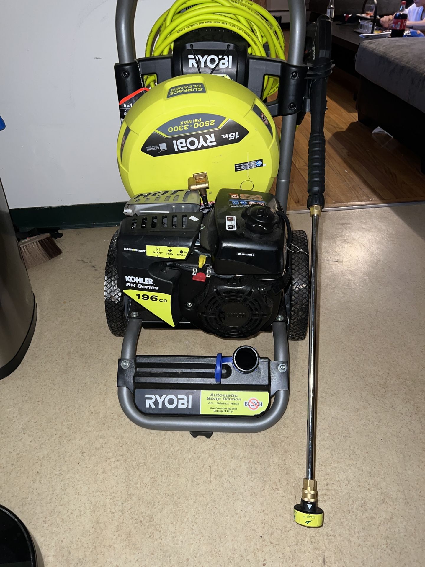 Ryboi Pressure Washer And Floor Scrubber 