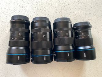 FOR SALE — SIRUI Anamorphic Lens Set (Canon RF Mount)