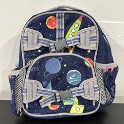 Pottery Barn Kids Mackenzie Navy Solar System Glow-in-the-dark Mini Backpack