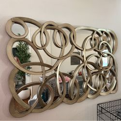 Swirl Leaf Wall Mirror