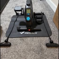 MERACH Under Desk Bike Pedal Exerciser Indoor Silent Elliptical Machine