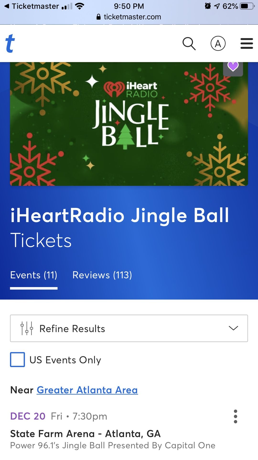 Jingle ball power 96.1 tickets