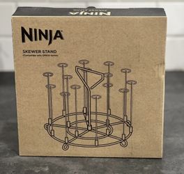 Ninja Foodi Stainless Steel Skewer Stand AOP103BRN 8-Qt Cooker Model OP400 NEW in box