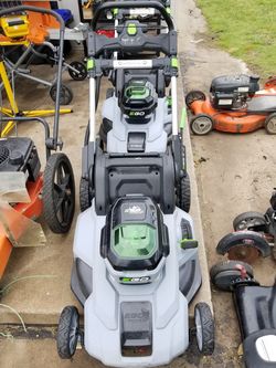 ego 56v lithium push mower no battery or charger