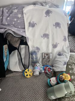 Baby carrier, bottle warmer , monthly milestone cards,