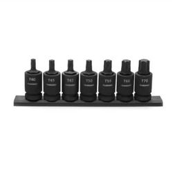 HUSKY 7-Piece Torx Impact Socket Set (Model: 1005 000 054)