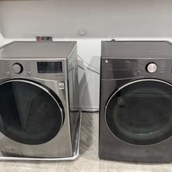 LG ThinQ Front Load Washer and Dryer