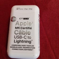 CTTEK Apple Mfi Certified TYPE-C to Lightning Cable Apple Phone Charger Cord