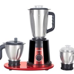 Indian Mixer Grinder, features 800 Watt motor Comes with 3 Stainless Steel Jars