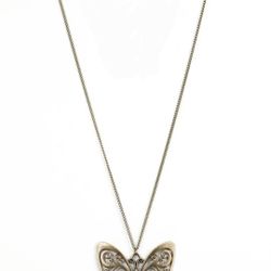 NEW PAPARAZZI BUTTERFLY BOUTIQUE - BRASS NECKLACE