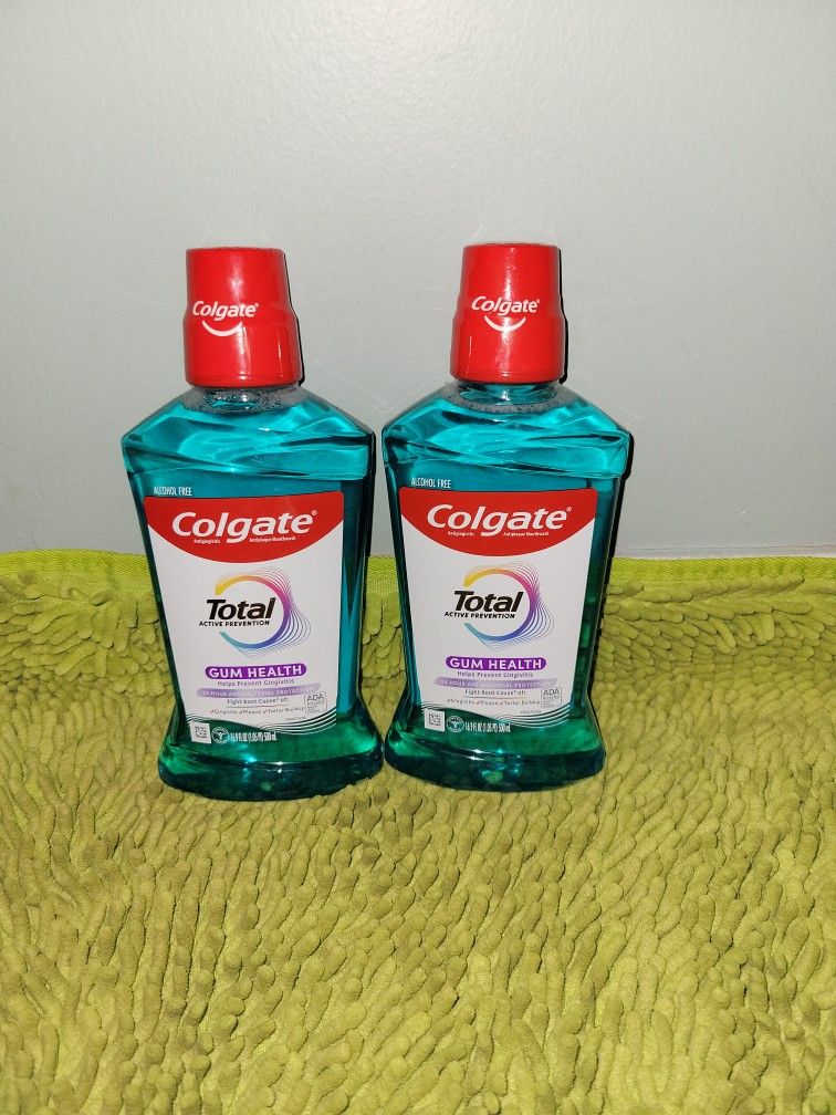 2 Colgate Total Mouthwash 16.9oz Gum Health