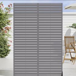2-Panels Or Fences 72x 47 Gray 
