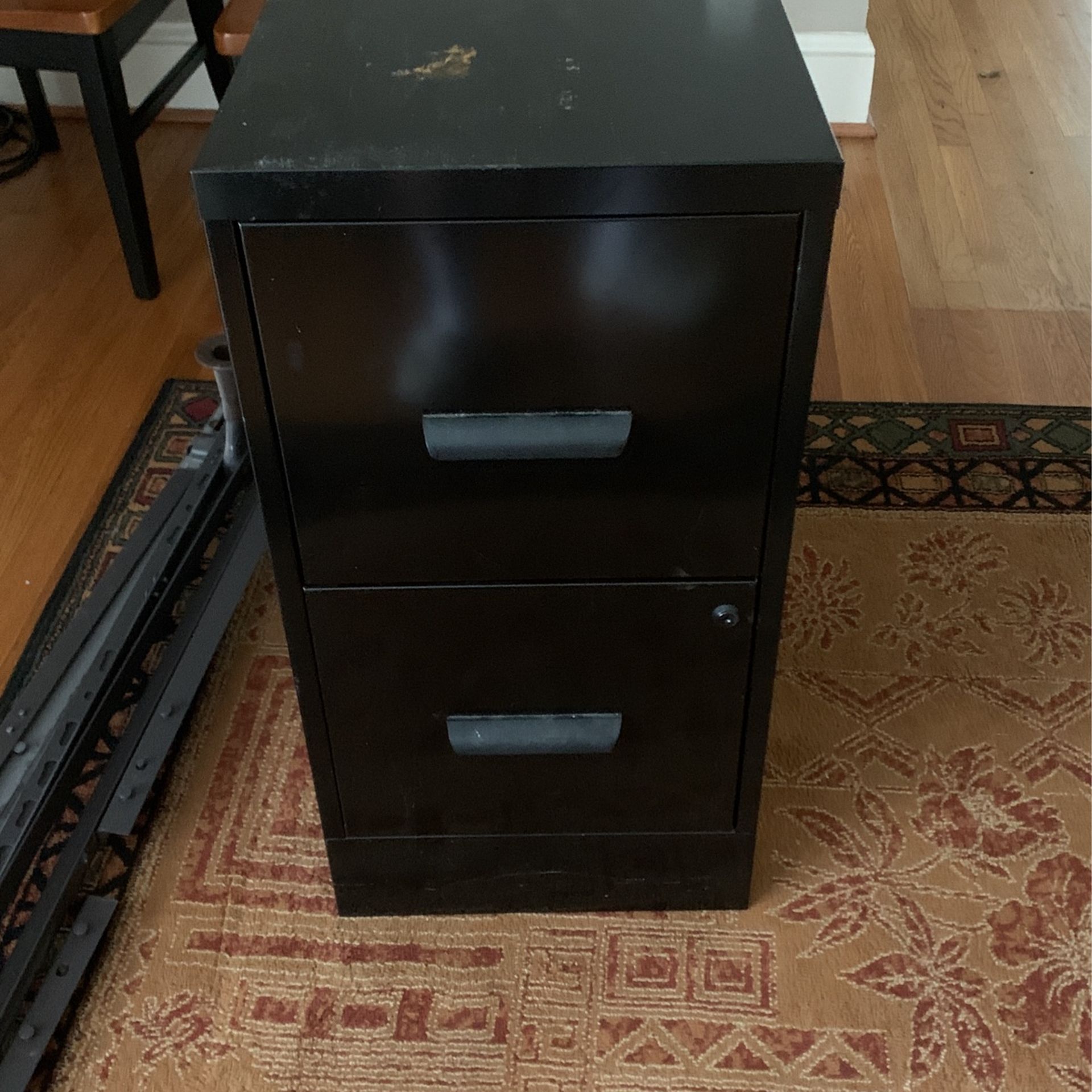 Black Filing Cabinet 