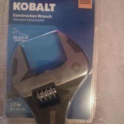 Kobalt Construction Wrench 
