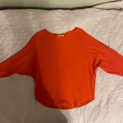 Orange sweater