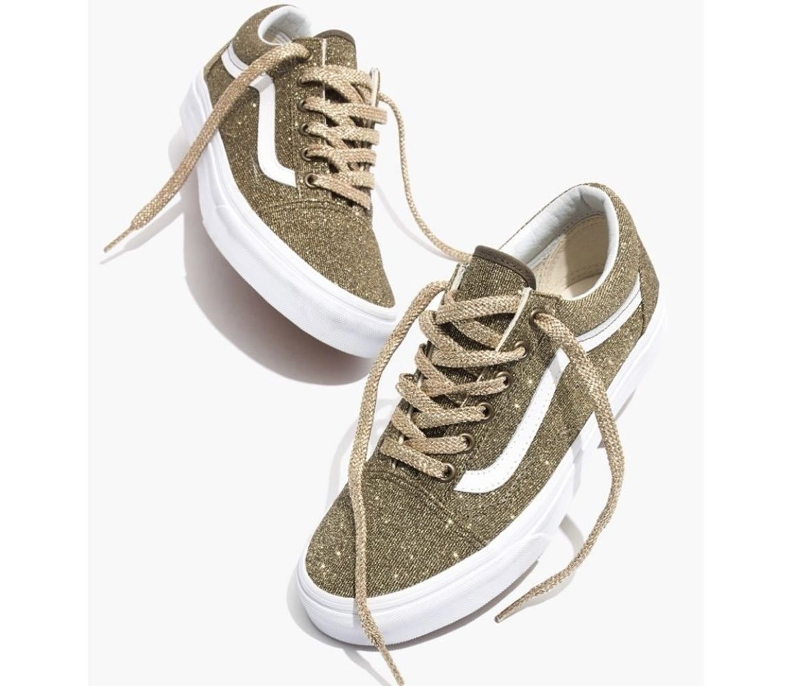 Vans® Glitter Old Skool Lace-Up Sneakers