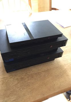 Ps2’s For Sale W/ Wires (No controllers) $10 a piece for each system