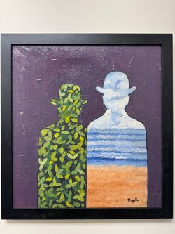 Hand painted Signed Magritte Picasso Matisse Miro era Surrealism Art