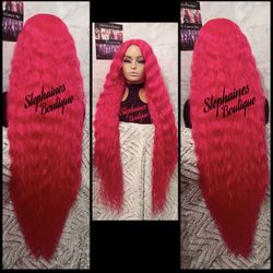 Human Hair Blended Lace Front Wig 