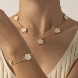 Conjunto De Pulsera Con Collar 