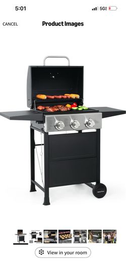 master cook 3 gas burner grill