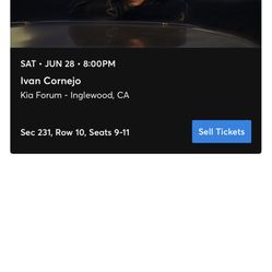 Concert Tickets For Iván 