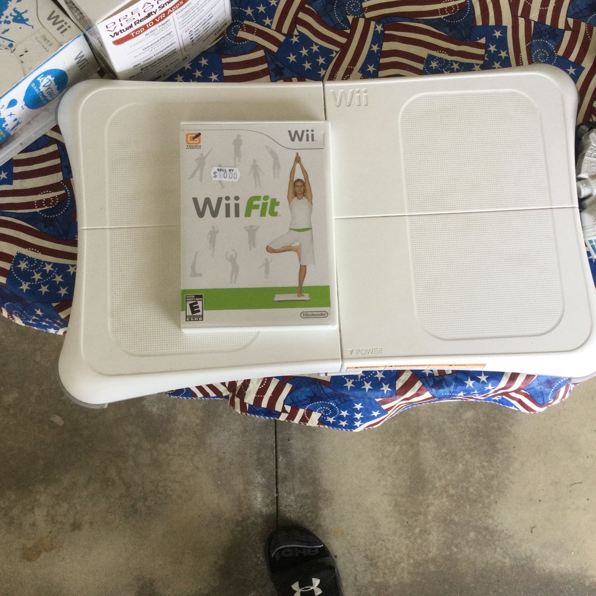Wii Fit Game And Pad