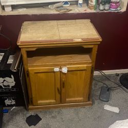 Small cabinet/fish take stand