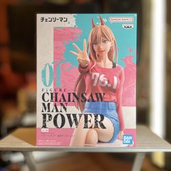Banpresto Chainsaw Man POWER Figure 01 Japan Anime Figure New Sealed Statue Toy