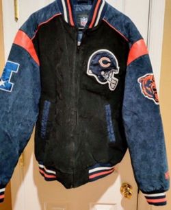 NFL: Chicago Bears Vintage Sued & Leather Jacket