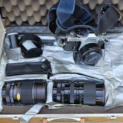 Vintage Camera Set