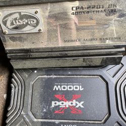 Amps Expod 1000w And The Other One 400x4 Channels