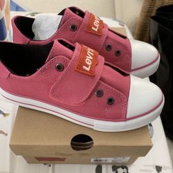 Levis Shoes Sneakers Girls Pink Size 3 New