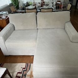 Sectional Loveseat Chaise Lounge Couch Sofa beige off White 