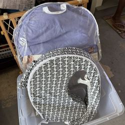 Black And White Nursing Pillow