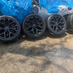 NEW 22" Wheels  Tires Rims Fits Chevy Silverado 1500 Tahoe Suburban