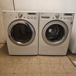 LG washer and gas dryer set