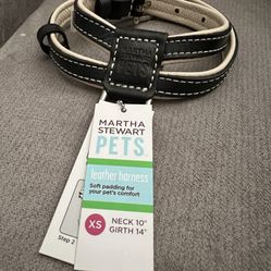 XS Leather Dog Harness 