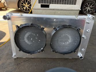 1979 to 1991 Chevy Truck radiator with fan shroud