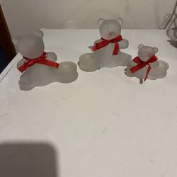 Frosty Teddy Bear Set