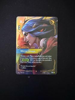 Riftbound “Mirror Image” LeBlanc Foil/Alt Art Single – UNL 200/219