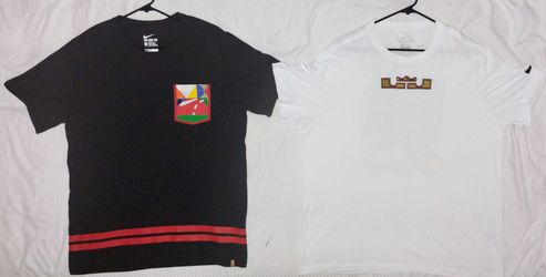 Nike T-Shirt Bundle XL LeBron James King Card & All Star Game Pocket Tee
