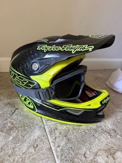 troy lee designs d3 carbon helmet large