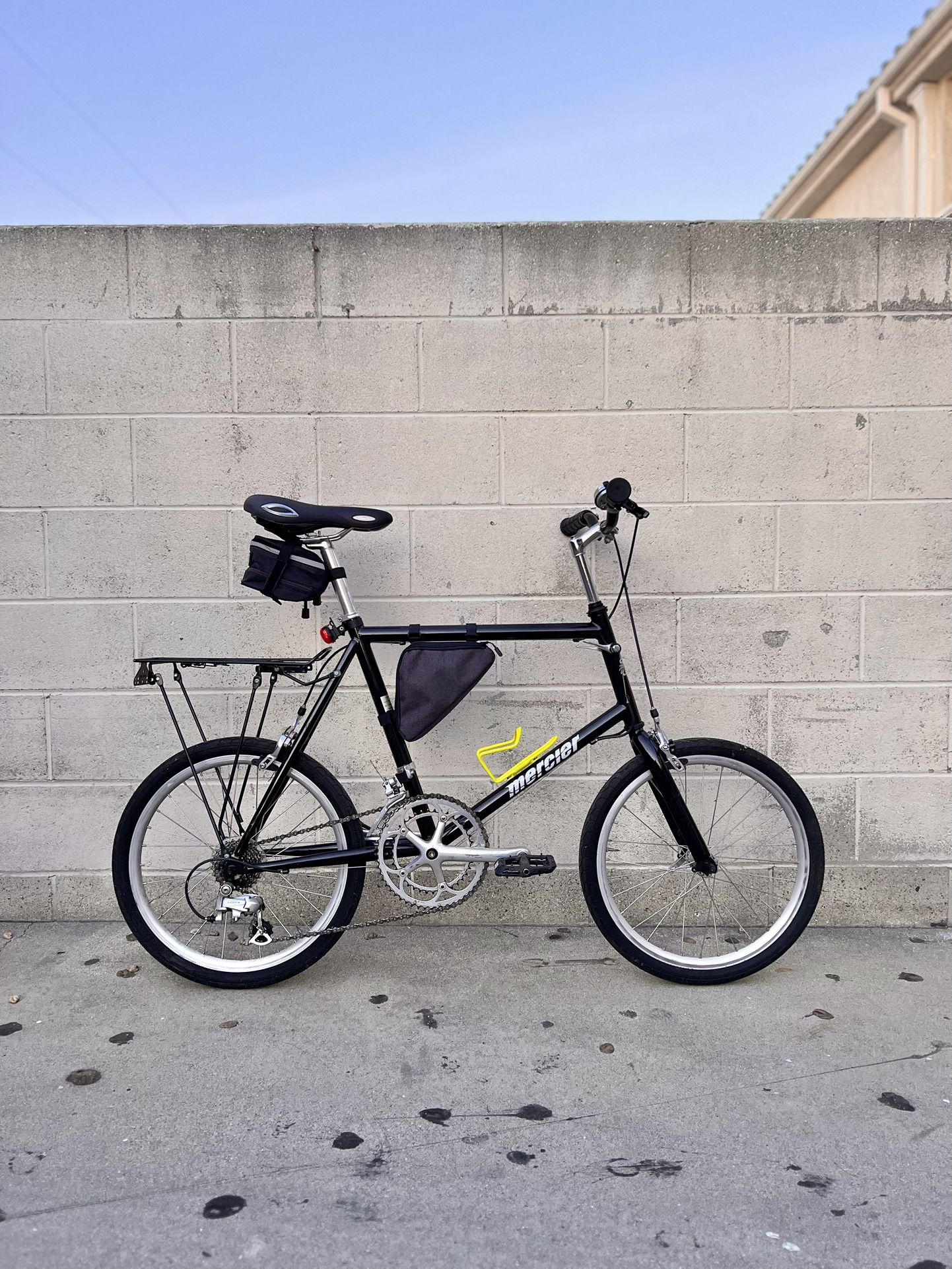Mercier Nano Mini Velo Adult Road Hybrid Bicycle (Steel Frame, 16 Speeds)