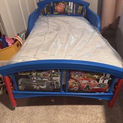 Toddler Disney Cars Bed & Mattress