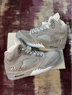 🟣 jordan 5 wolf grey