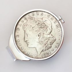 Silver Dollar Money Clip