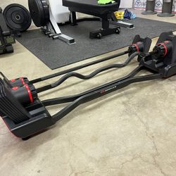 Bowflex Adjustable Barbell And Curl Bar--selec TECH.    2080