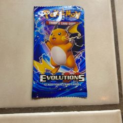 1995 Pokémon Card Pack Evolutions 10 Cards Per Pack