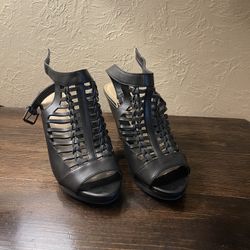 Black Heels With Straps